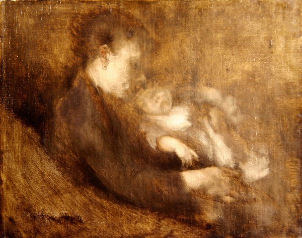Woman and Child by Eugène Carrière