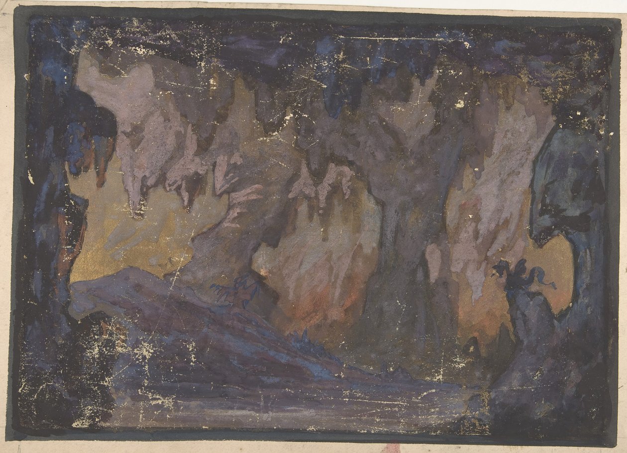 Design for a Stage Set at the Opéra, Paris by Eugene Ciceri