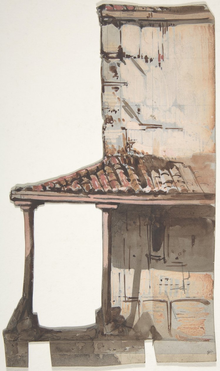 Design for a Stage Set at the Opéra, Paris by Eugene Ciceri