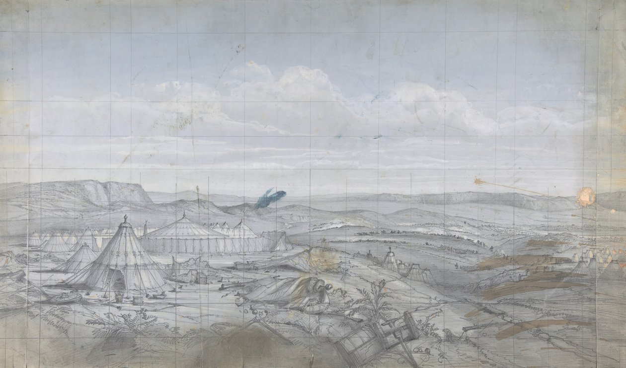 Design for a Stage Set at the Opéra, Paris by Eugene Ciceri