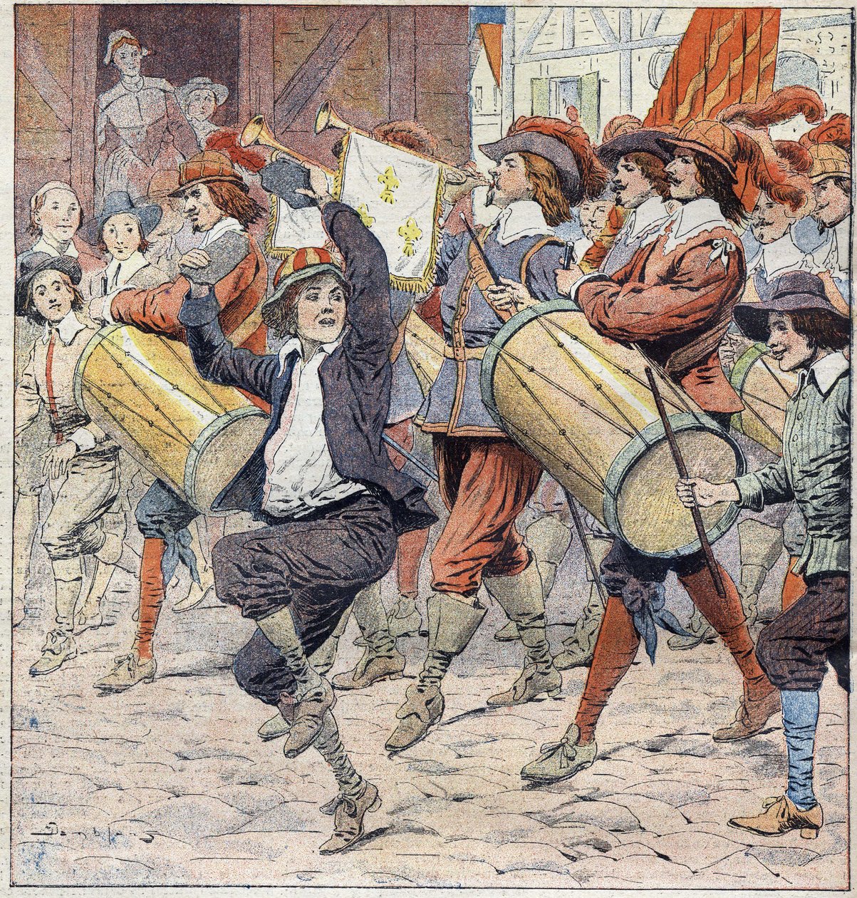 Illustration for "Twenty Years After" by Eugene Damblans