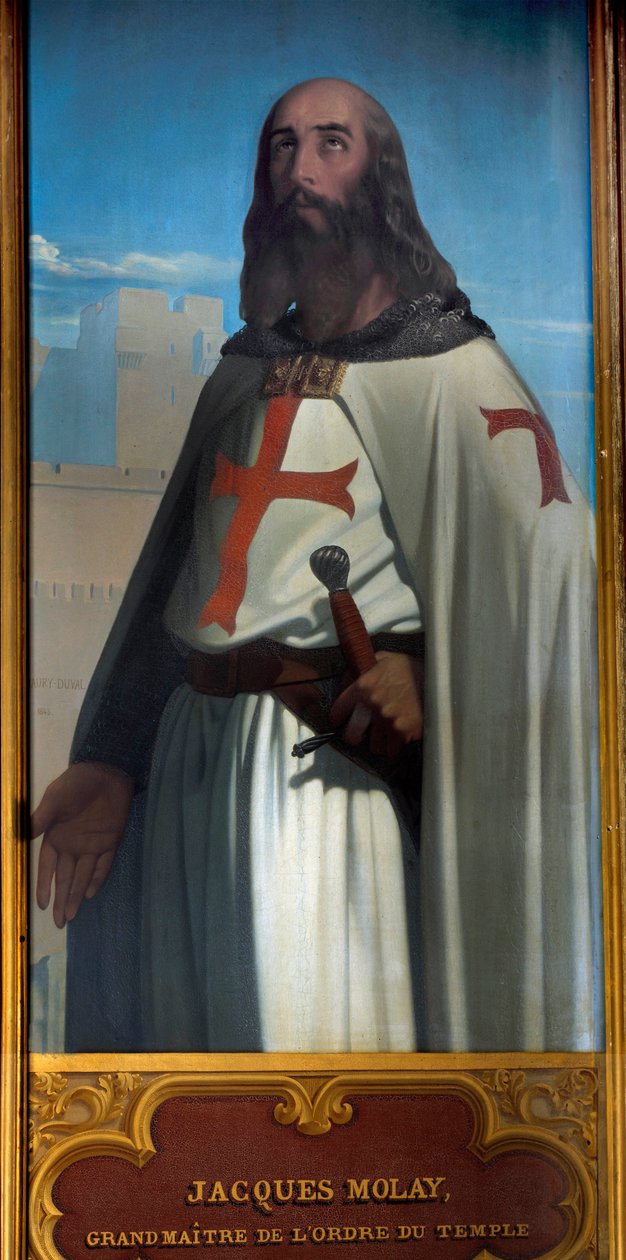 Portrait of Jacques de Molay (ca. 1243-1314)