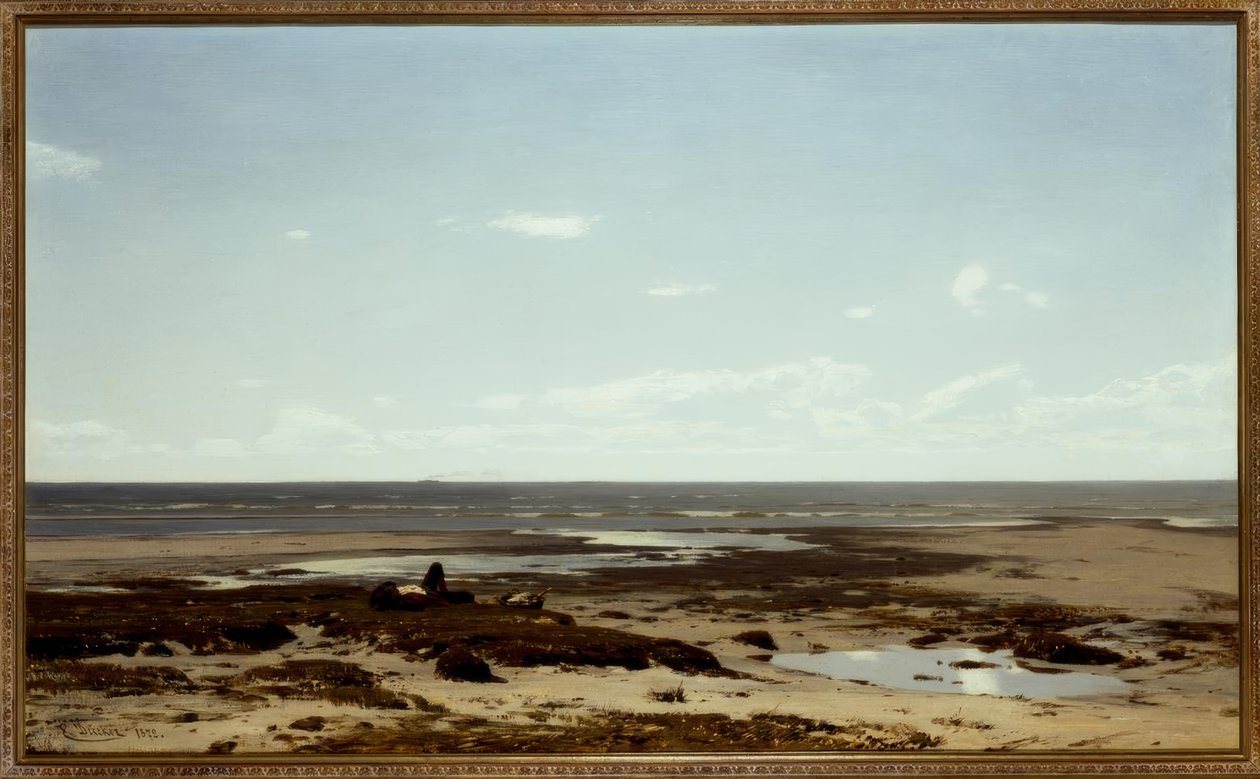 E. Dücker, On the Beach by Eugene Gustav Dücker