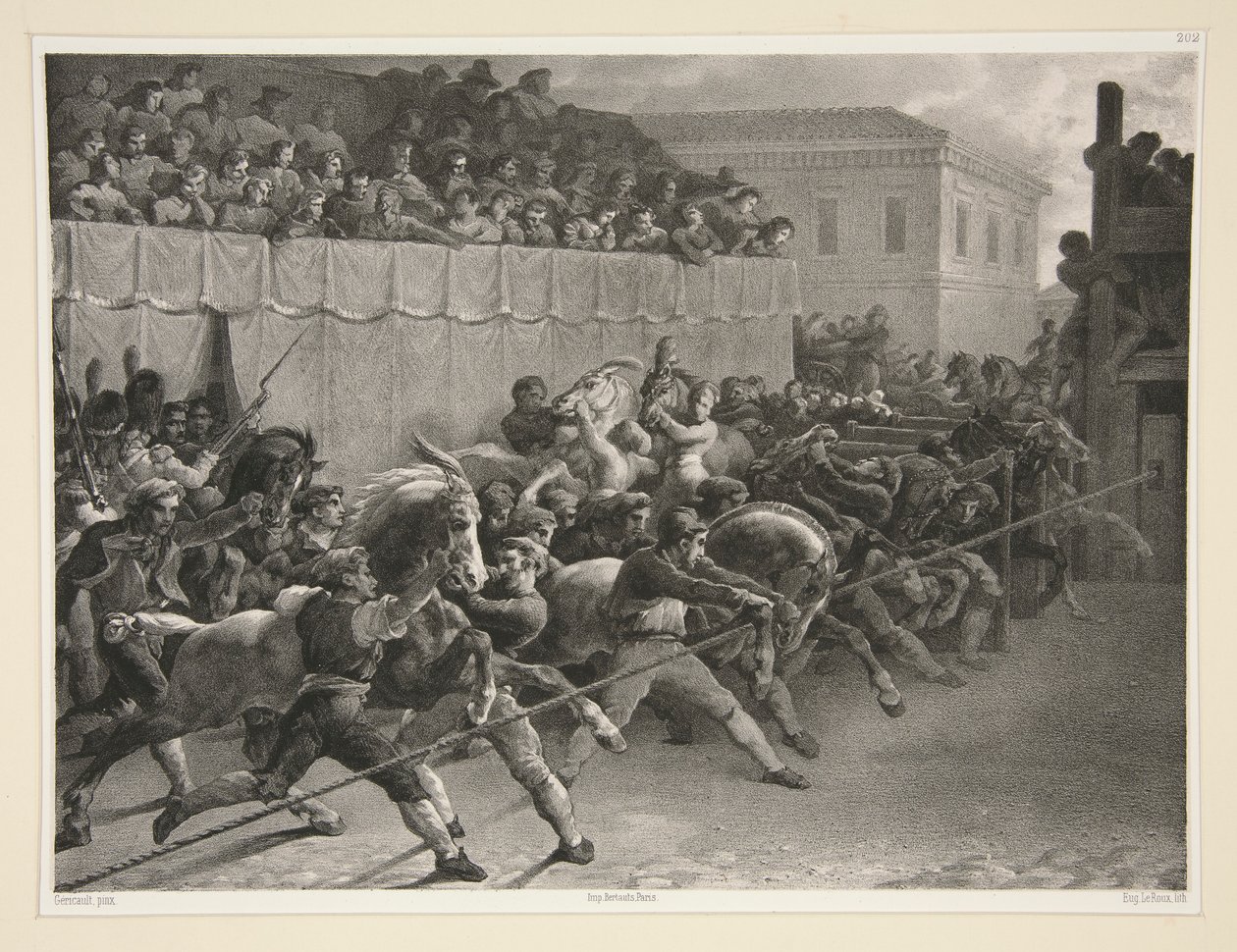 A Horse Race About to Start by Eugene Leroux