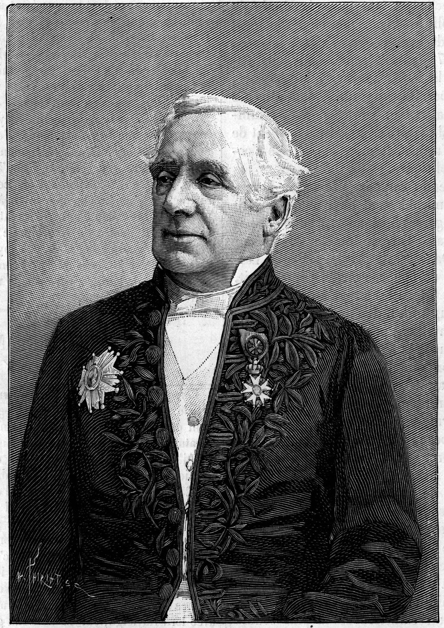 Portrait of Baron Felix Hippolyte Larrey (1808-1895), French surgeon by Eugene Pirou