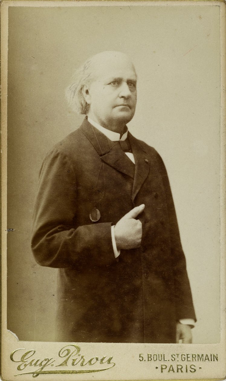 Portrait of Leconte de Lisle 1818-1894, c. 1870 by Eugene Pirou