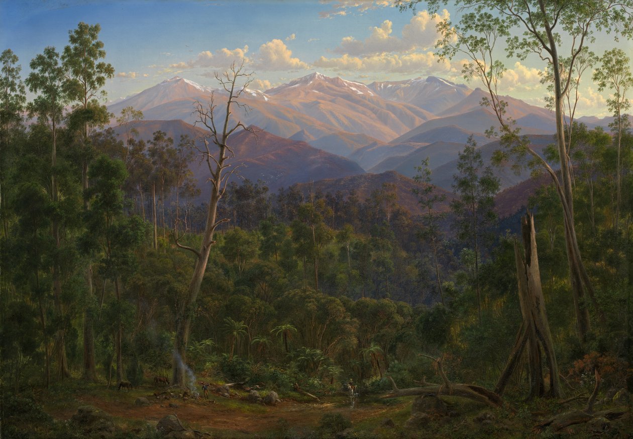 Mount Kosciusko, Seen from the Victorian Border by Eugene von Guérard
