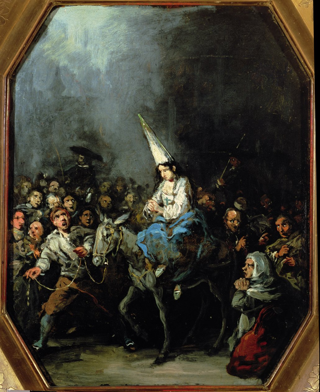 A Woman Damned by The Inquisition by Eugenio Lucas Velázquez