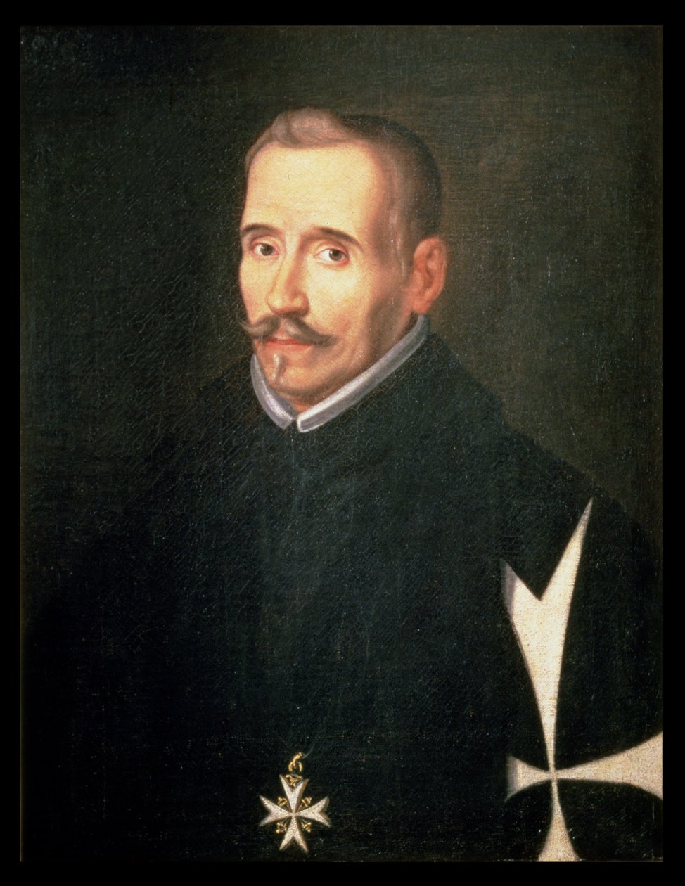 Portrait of Lope Felix de Vega Carpio by Eugenio (attr. to) Caxes