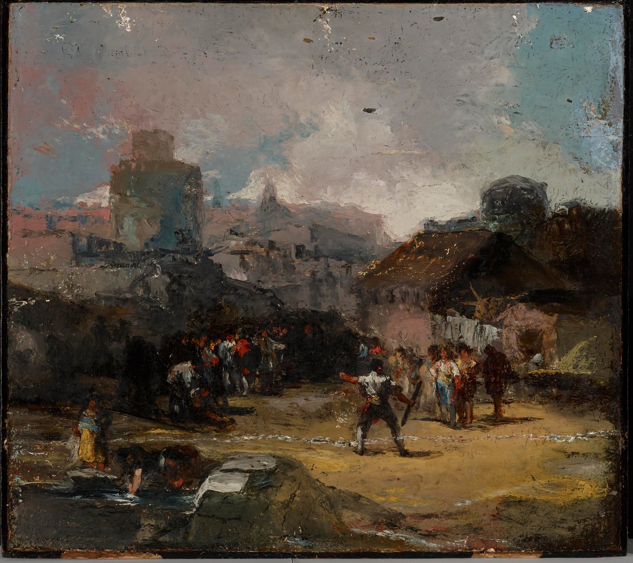 The Game of Bars by Eugenio Lucas Velázquez
