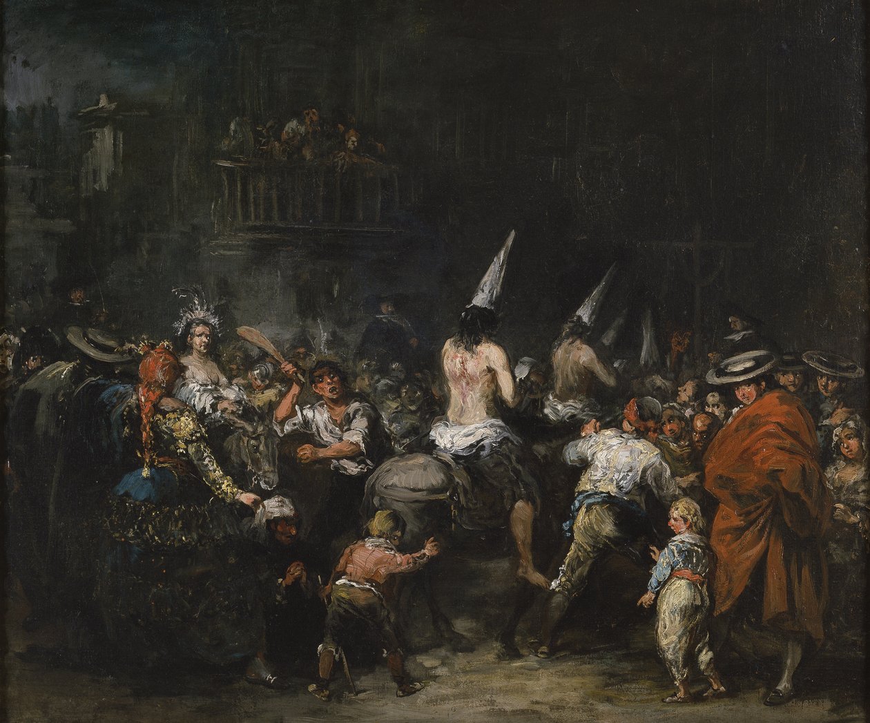 Convicted by the Inquisition by Eugenio Lucas Velázquez