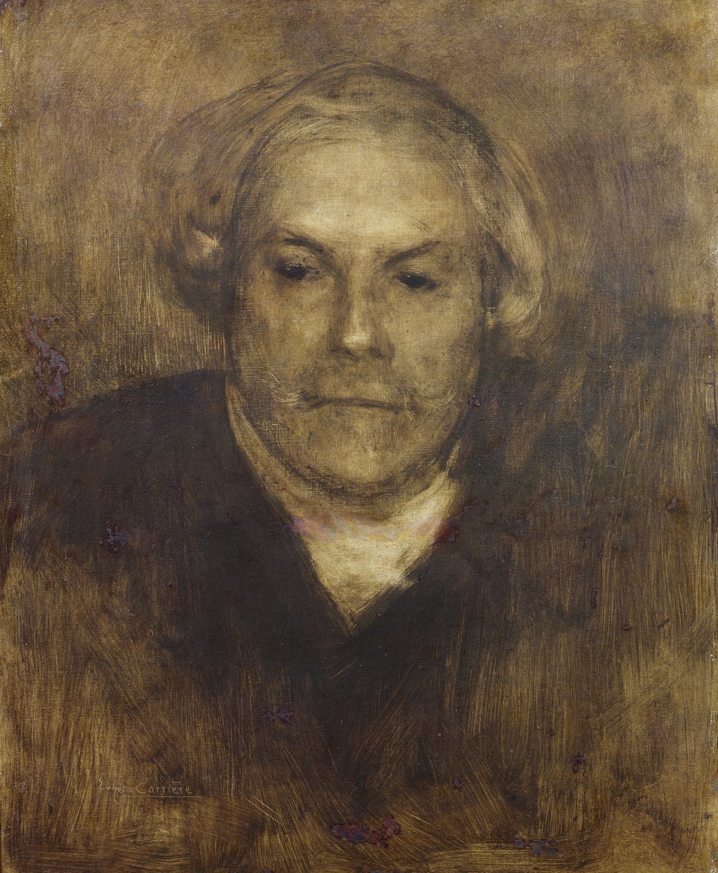 Edmond de Goncourt (1822-96) c.1892 by Eugène Carrière