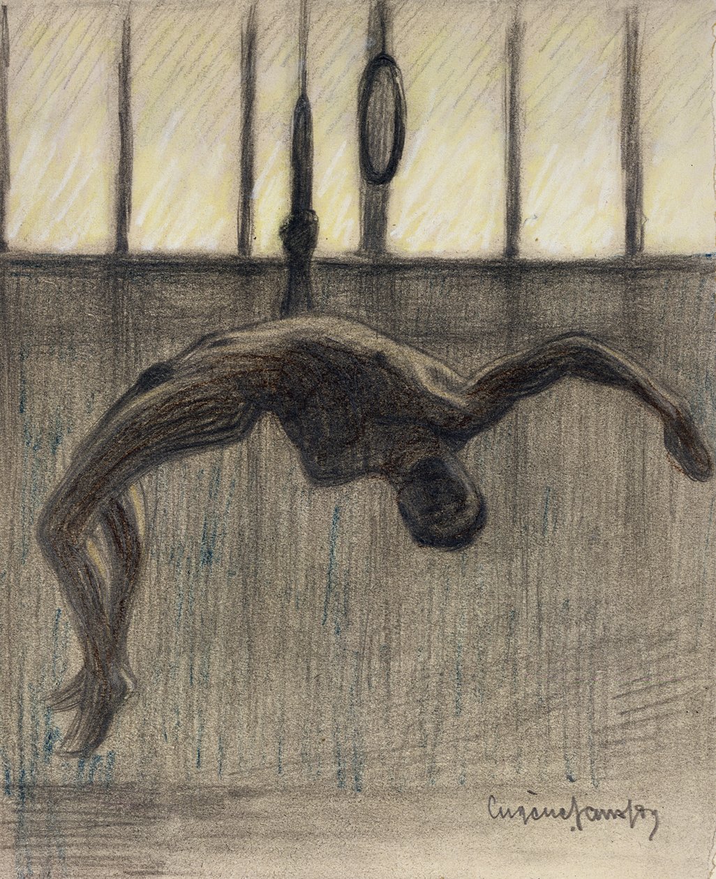 Ring Gymnast, 1911 by Eugène Jansson