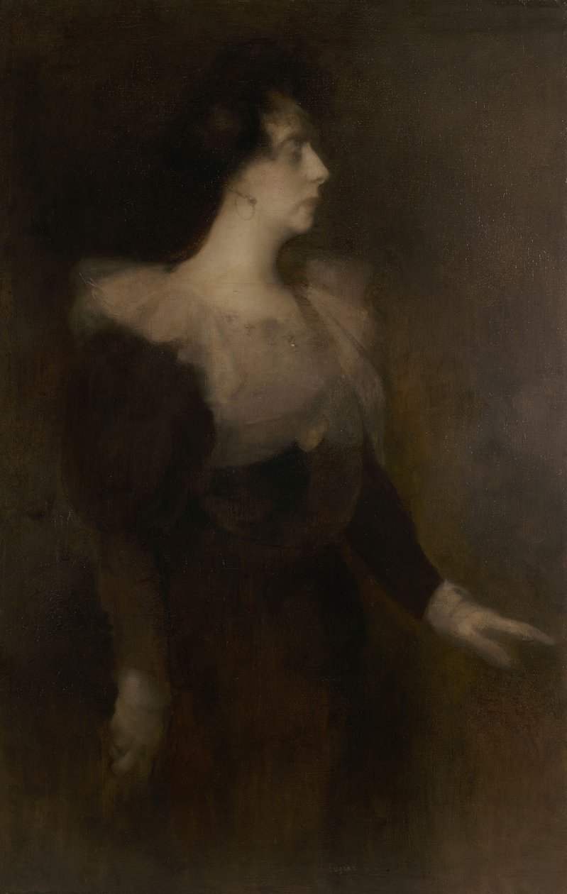 Portrait of Pauline Ménard-Dorian, c. 1890 by Eugène Carrière