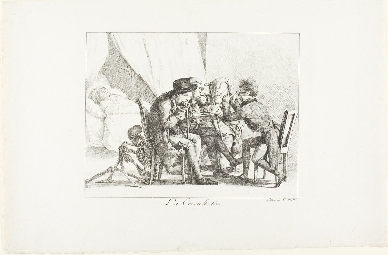 The Consultation by Eugène Delacroix
