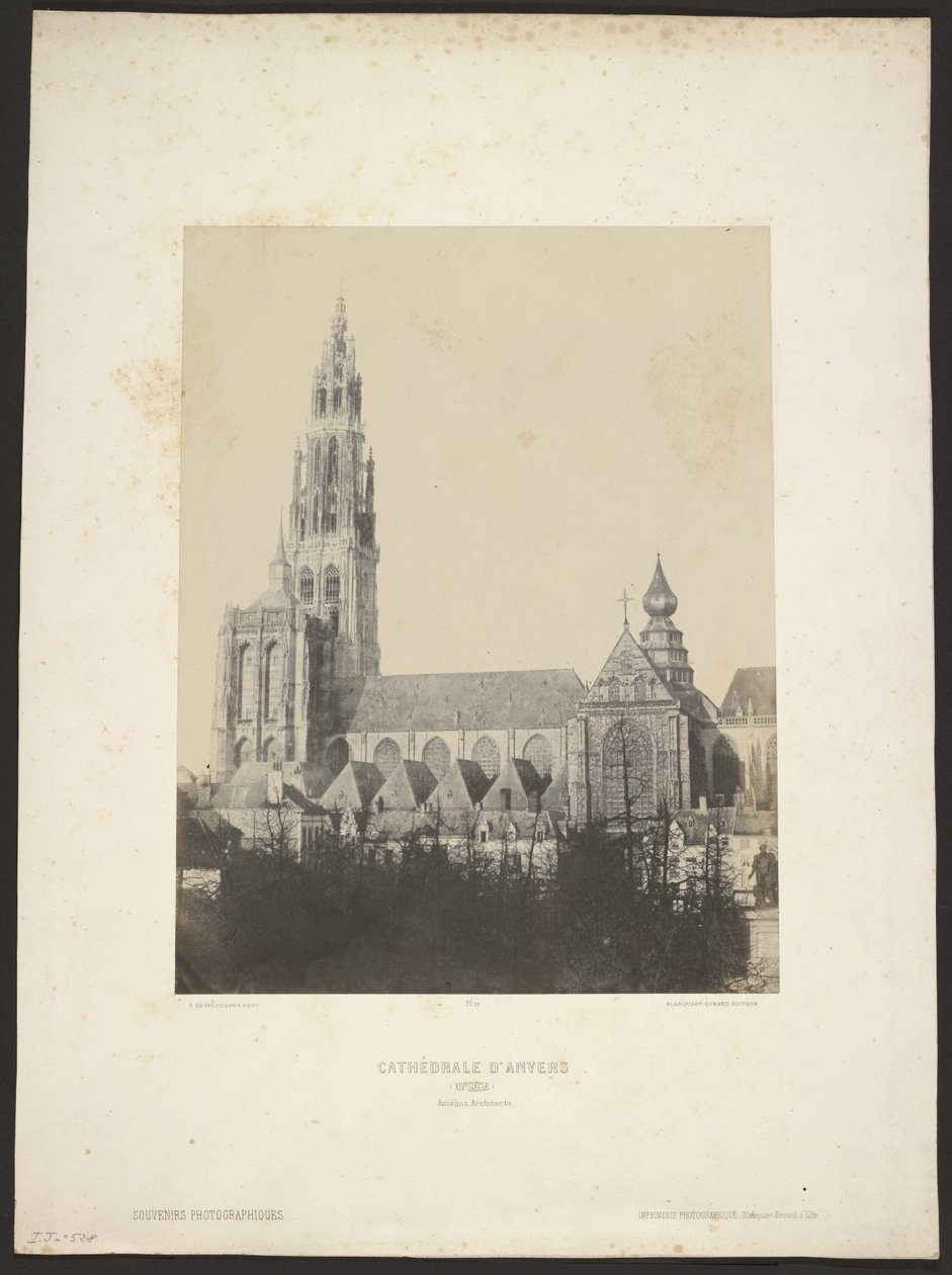 Cathedral of Antwerp by Eugène Desplanques