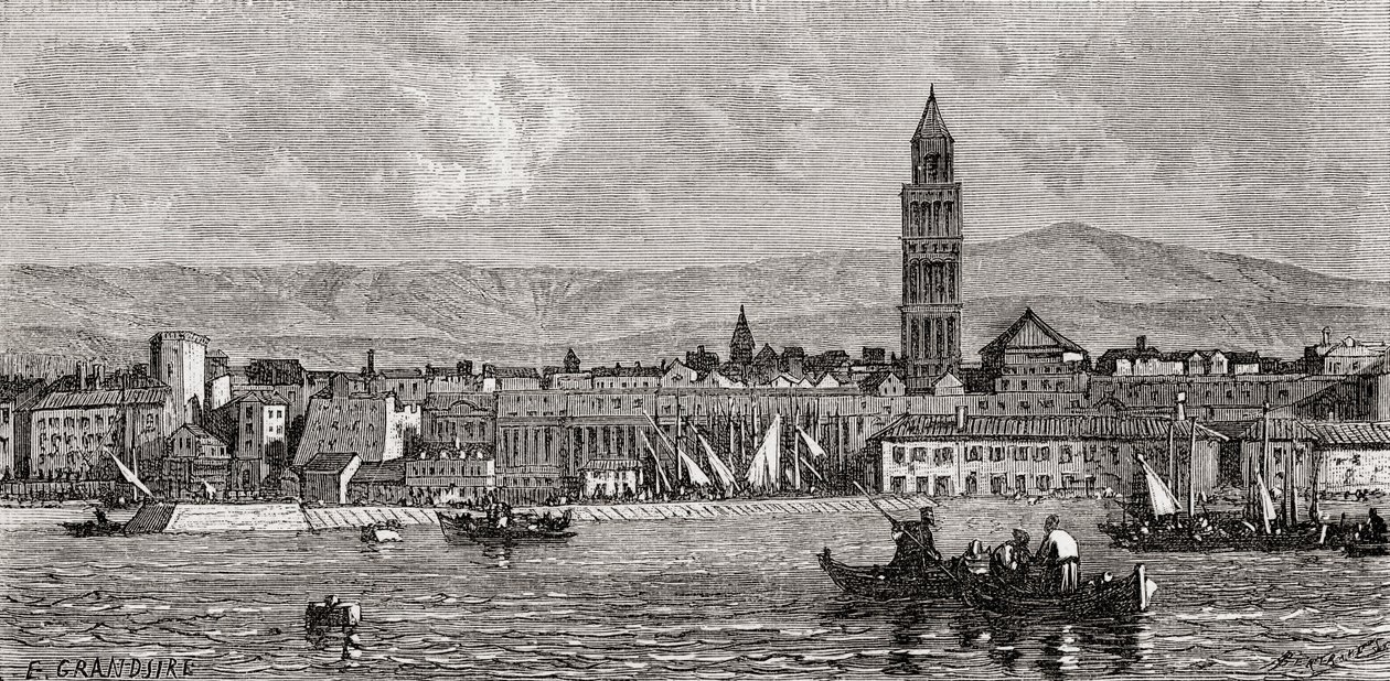 Split, Croatia, from 