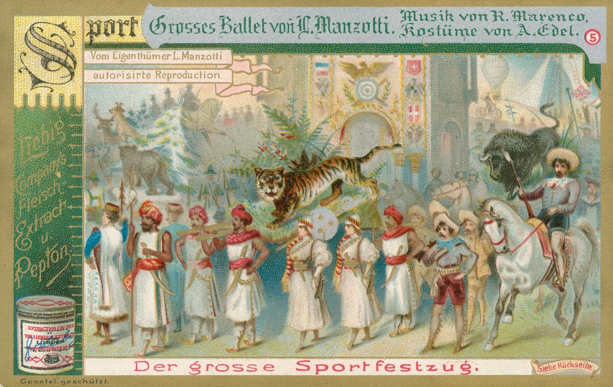 Ballet, Liebig Card, Early 20th Century by European School