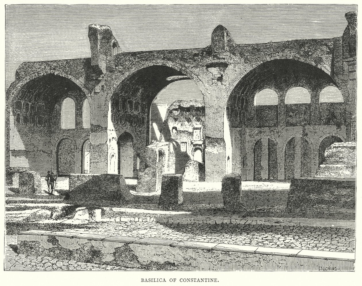 Basilica of Constantine by European School