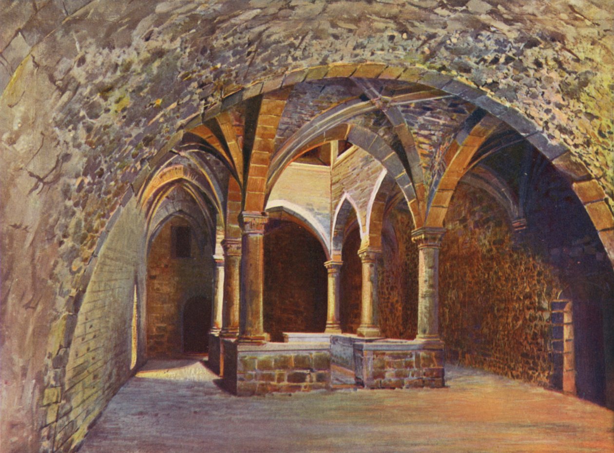 Cannes, Interior of Chateau St-Honorat by European School