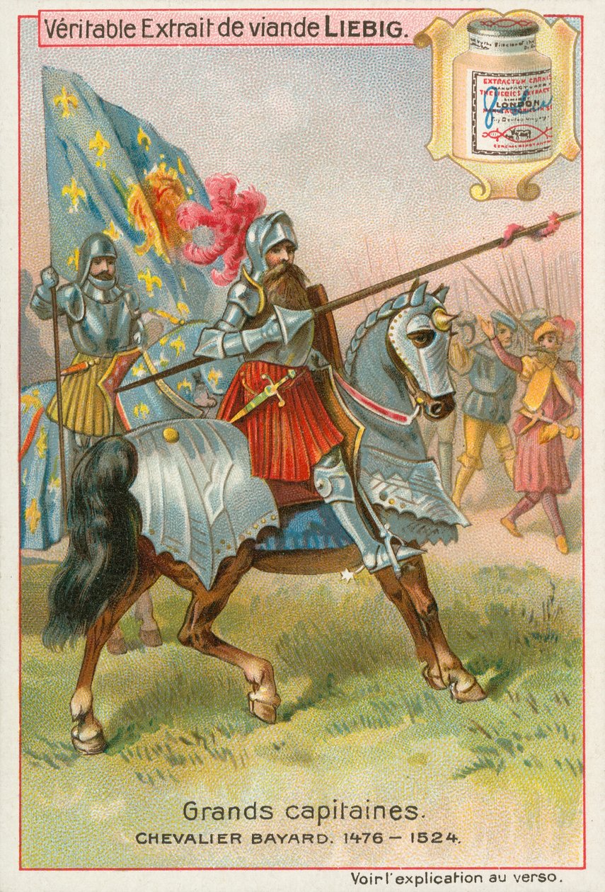 Chevalier Bayard, Liebig Card, Early 20th Century by European School