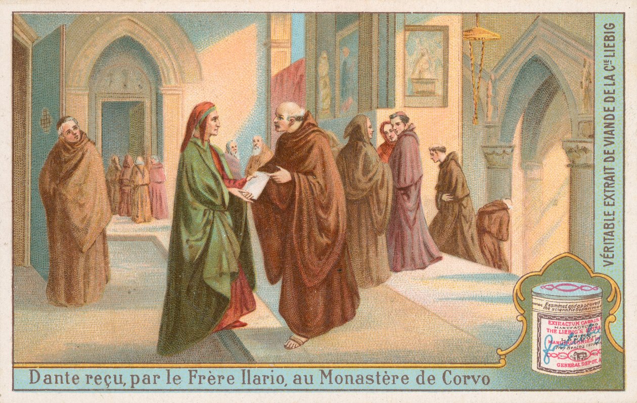 Dante, Liebig Card, Early 20th Century by European School