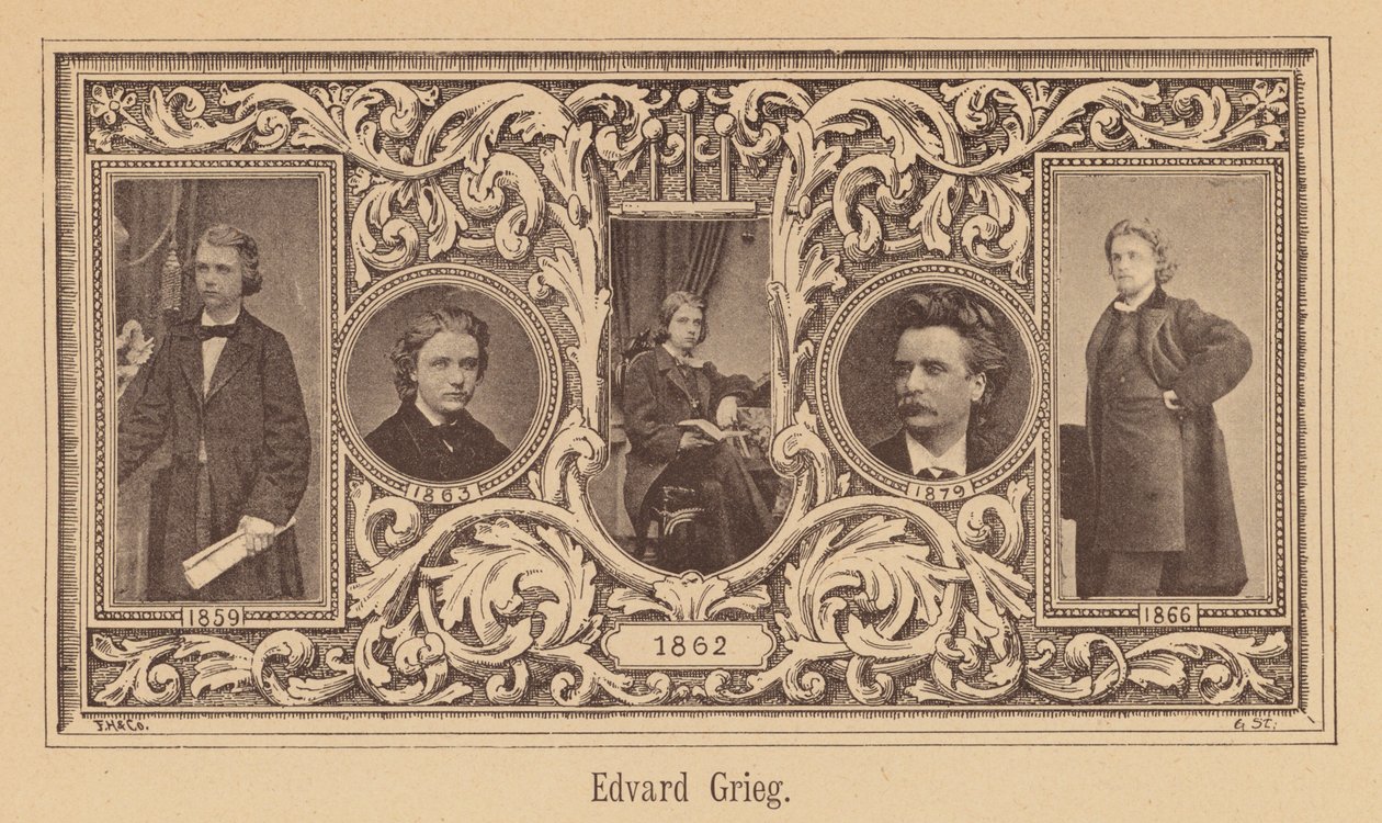 Edvard Grieg, Norwegian composer by European School
