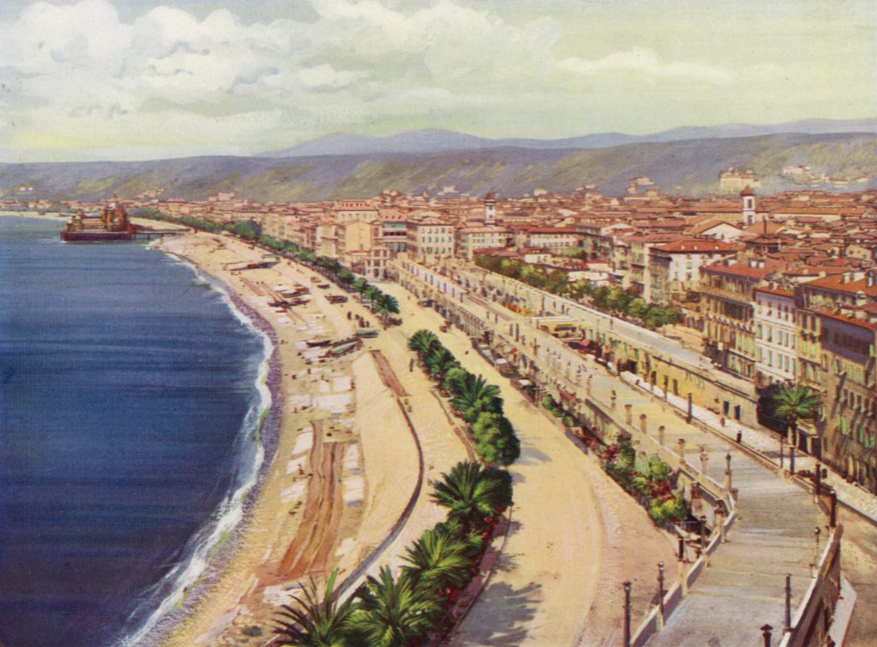 Nice, Quai du Midi and General View by European School
