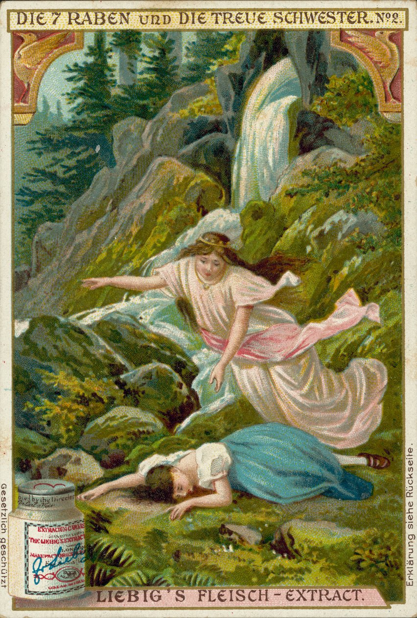 Scene from The Seven Ravens, Brothers Grimm Fairy Tale by European School