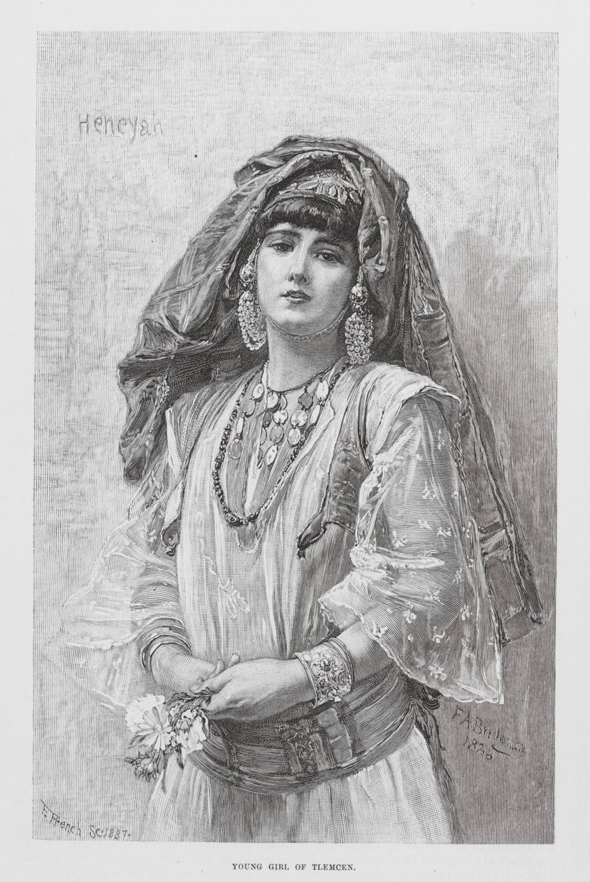 Young Girl of Tlemcen by European School