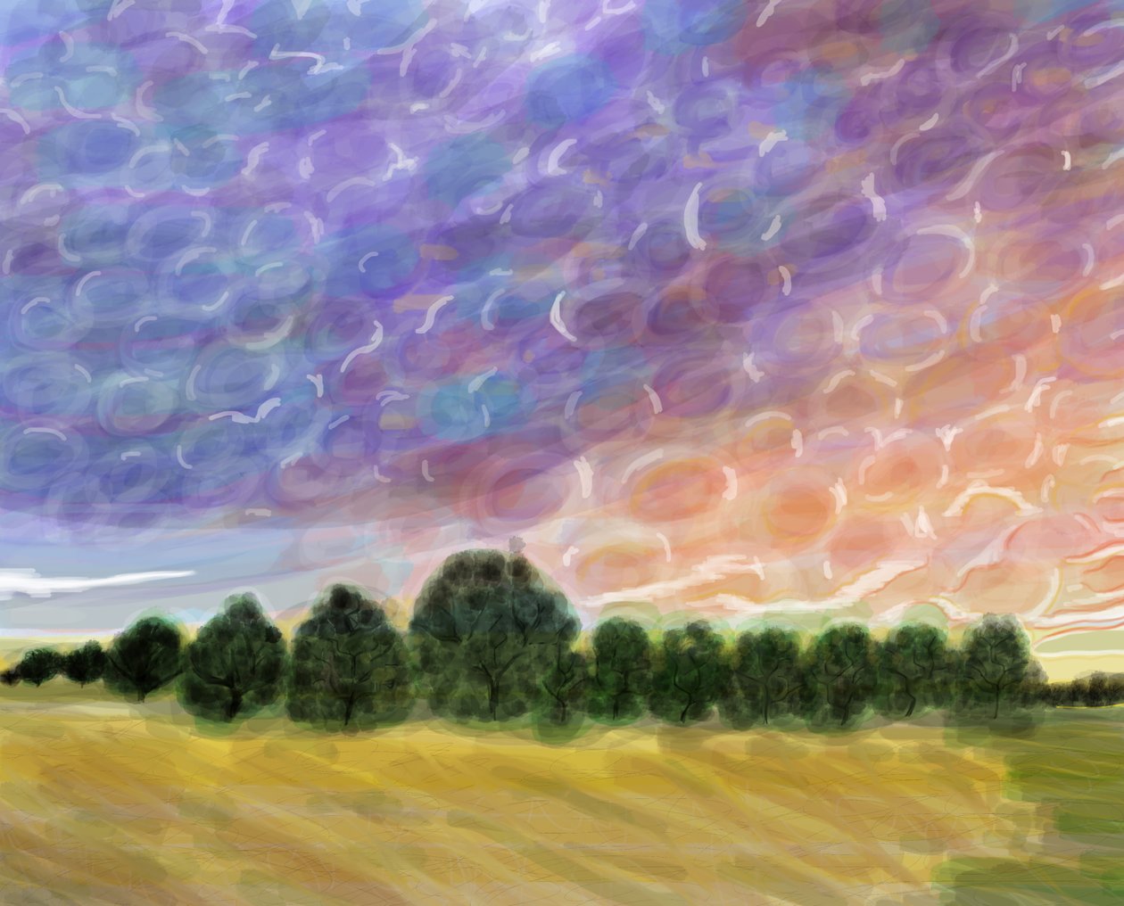 Field in Vermont, 2018 by Evan Sklar