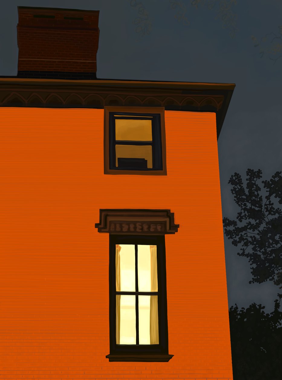 Orange Building, Brooklyn by Evan Sklar