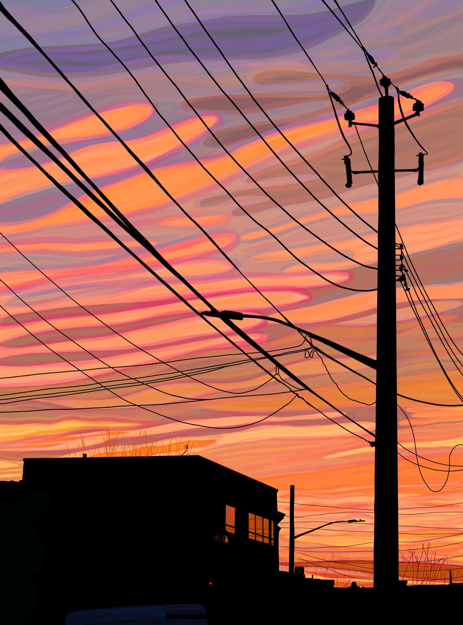 Red Hook, Brooklyn, Dawn by Evan Sklar