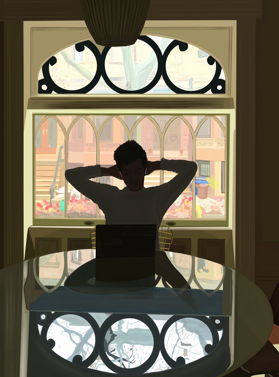 Working From Home by Evan Sklar