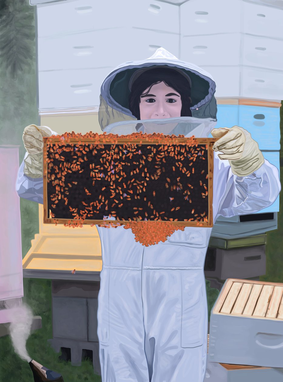 Young Apiarist, Brooklyn by Evan Sklar