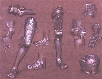 Study of Armour, No.1 by Evelyn De Morgan