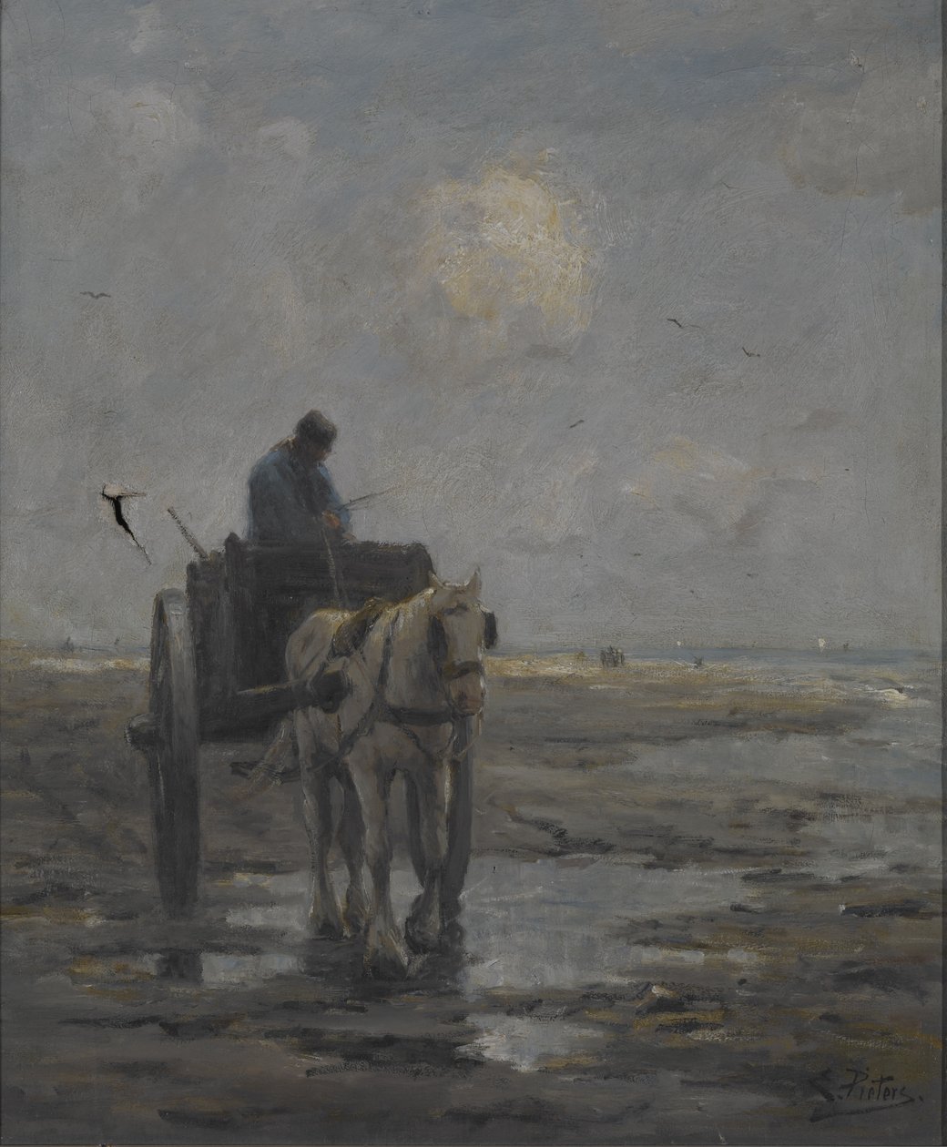 Horse and Cart by Evert Pieters