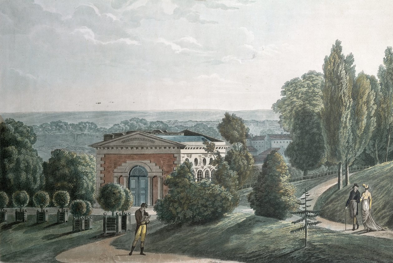The Hothouse in the Jardin des Plantes, Paris by F.G. Wexelberg