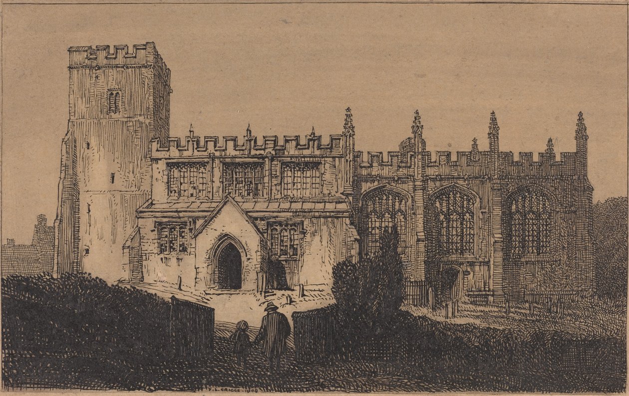 North Marston Church by F.L. Griggs