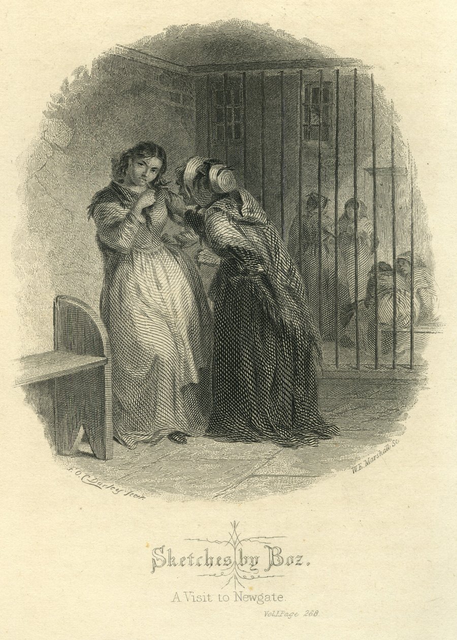 Sketches by Boz - A Visit to Newgate by F.O.C. and McRae, C. John Darley