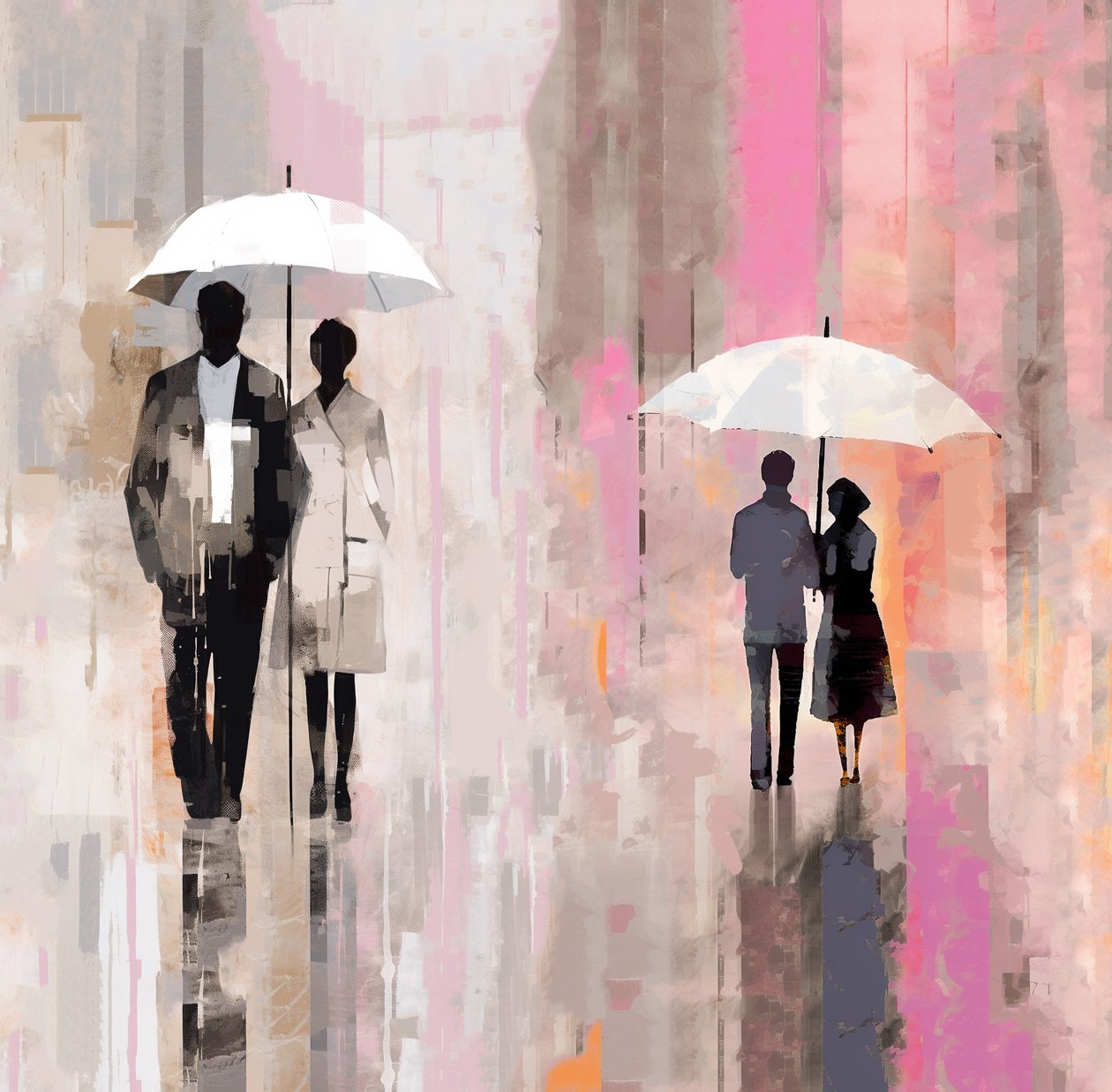 Rain umbrella art store