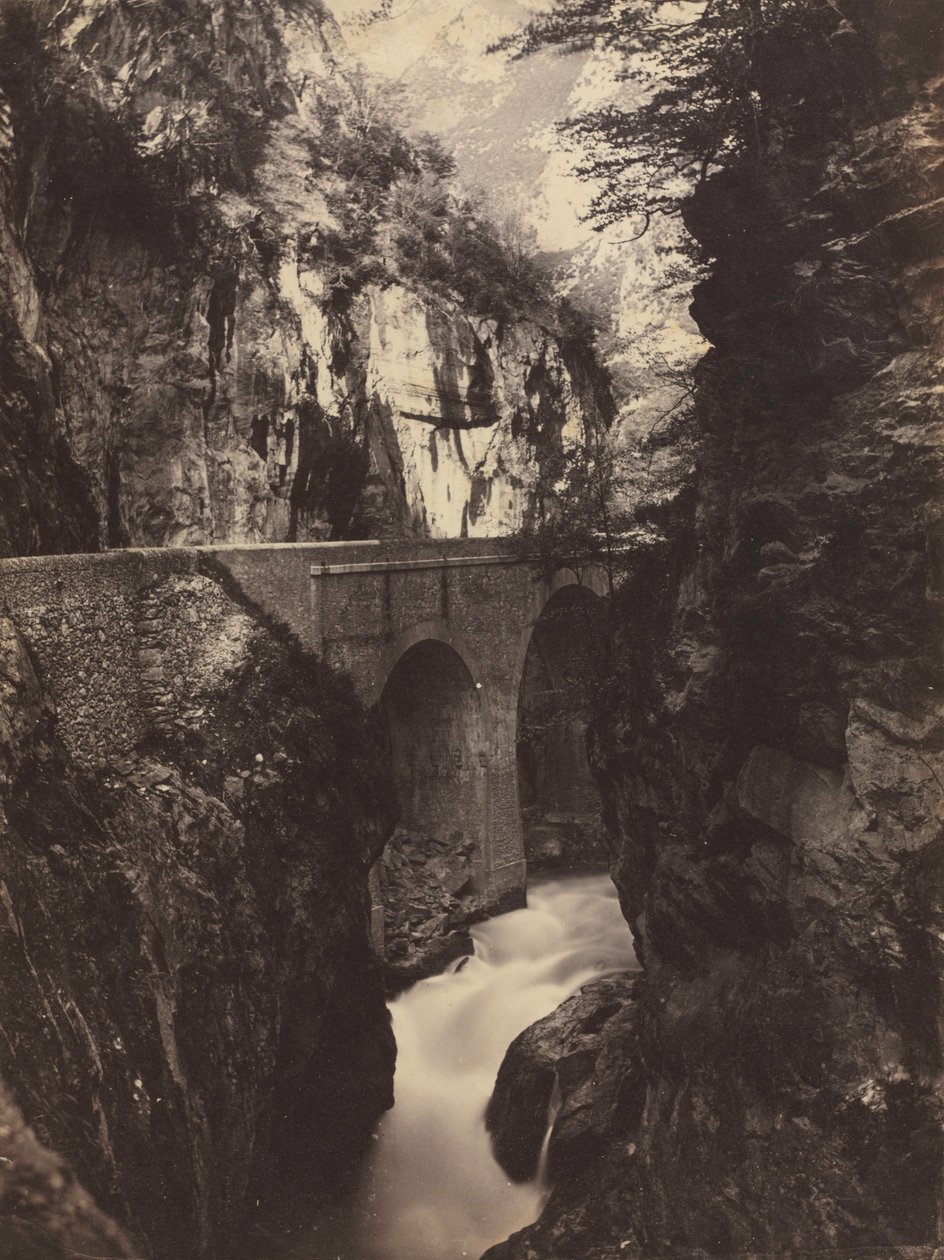 Road to Eaux-Chaudes, Pyrenees Recto, c. 1855 by Farnham Maxwell Lyte