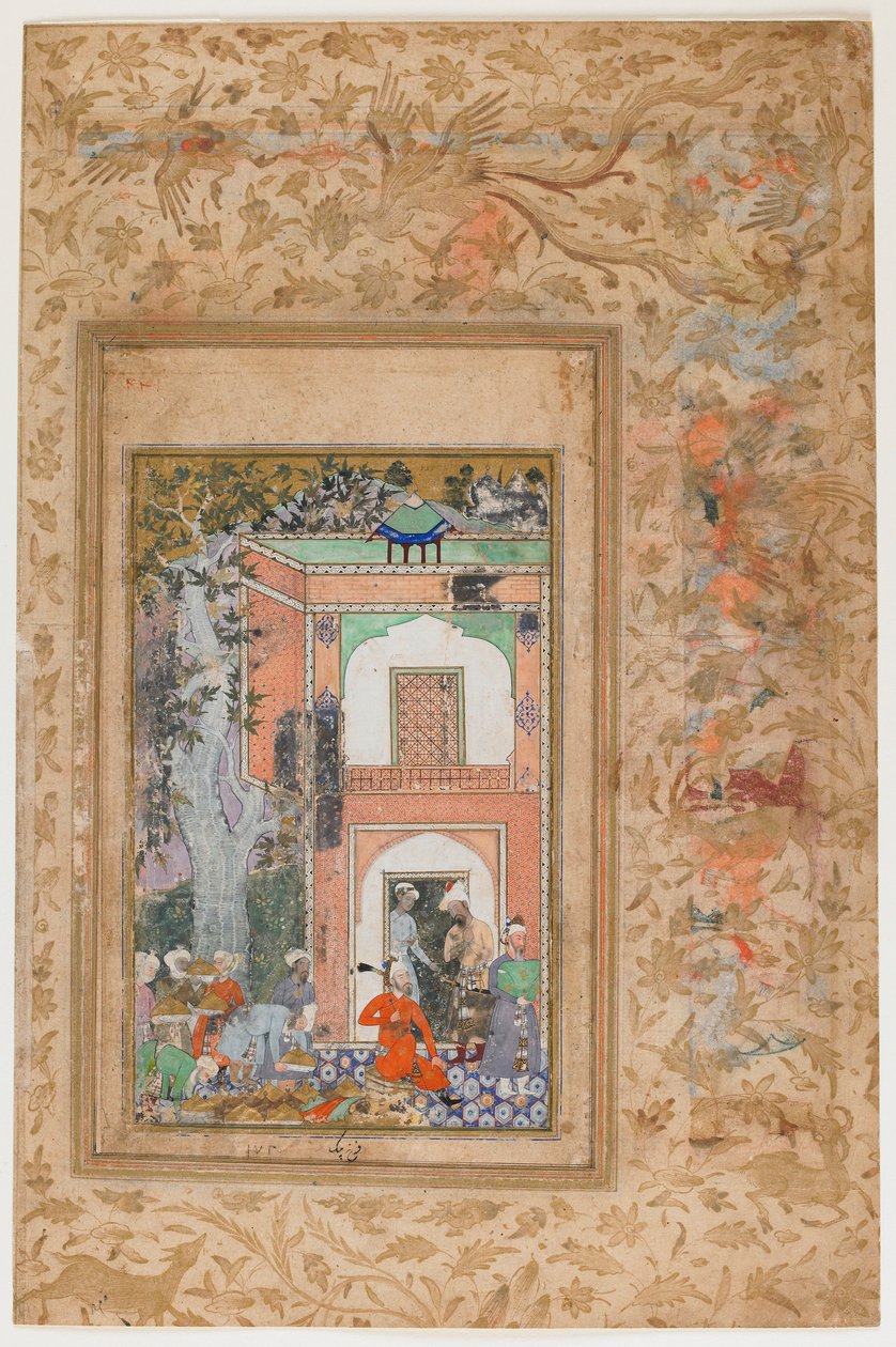 Babur Entertains in Sultan Ibrahim Lodi