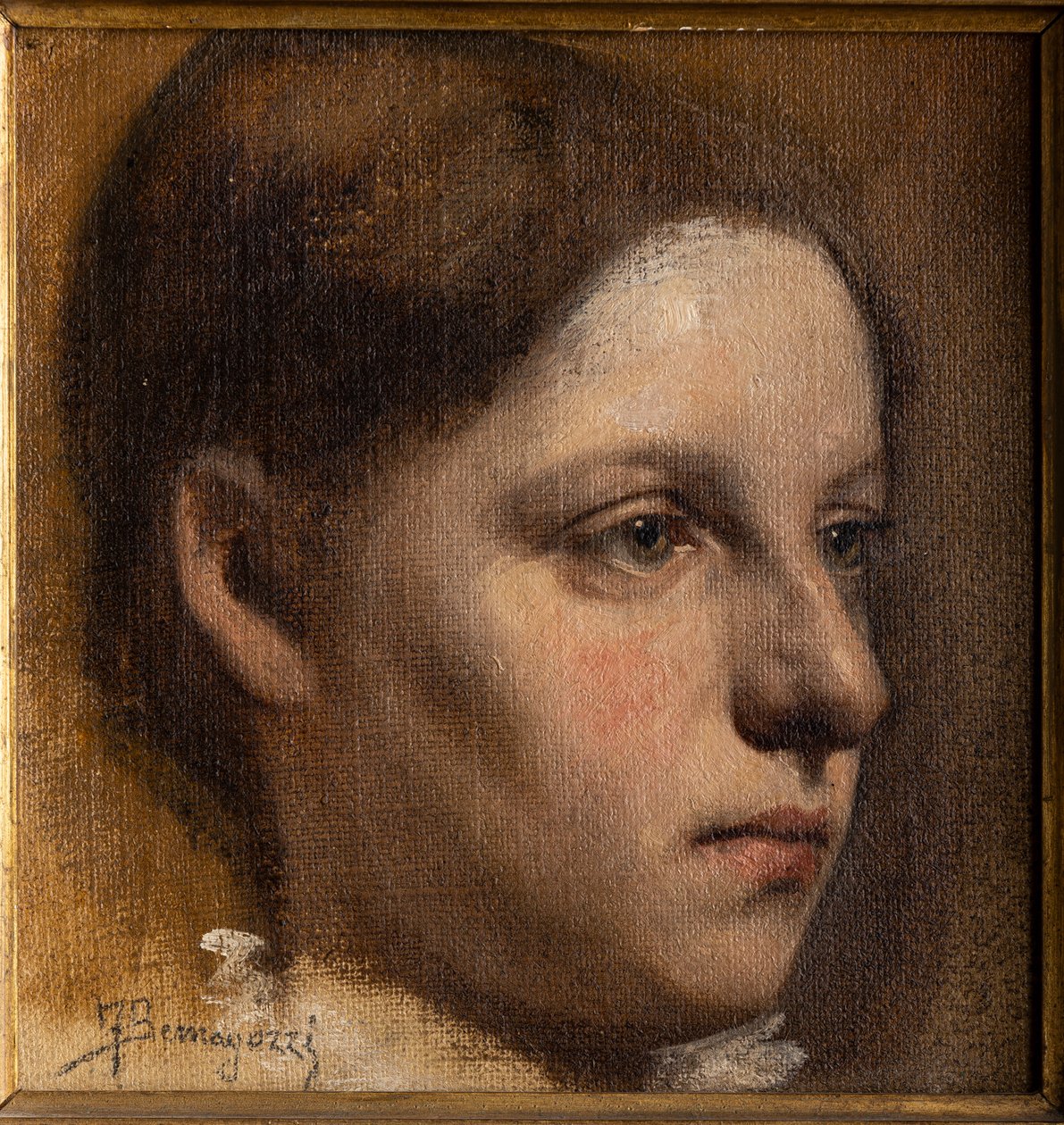 Portrait of a Girl by Federico Bernagozzi