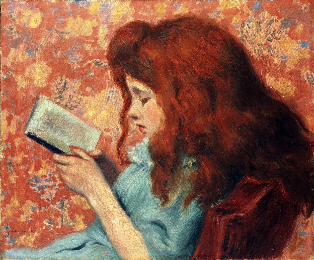 Little Red Haired Girl by Federigo Zandomeneghi