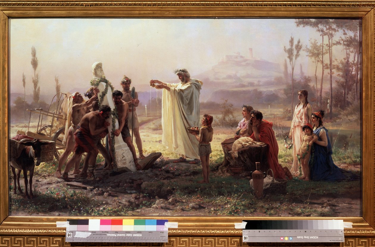 Ancient Greece: Ceremony in Honor of the God Hermes by Fedor Andreevich Bronnikov