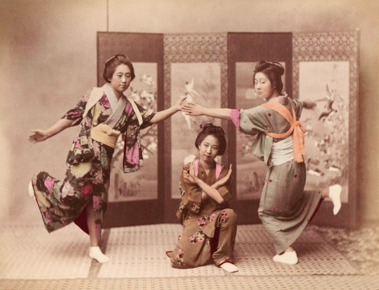 Girls Dancing c.1895 by Felice Beato