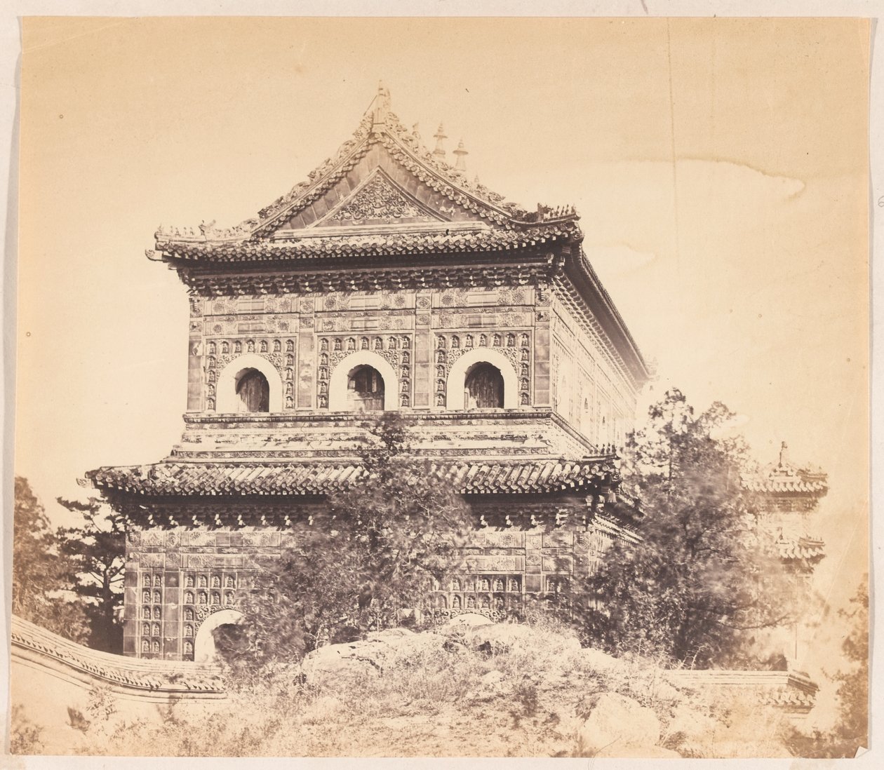 Summer Palace, Peking by Felice (1825-c.1908) Beato