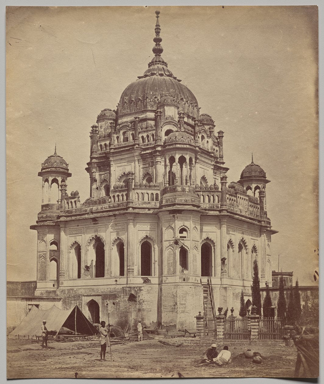 The Tomb of Saadat Ali in the Kaiserbagh Palace by Felice A. Beato