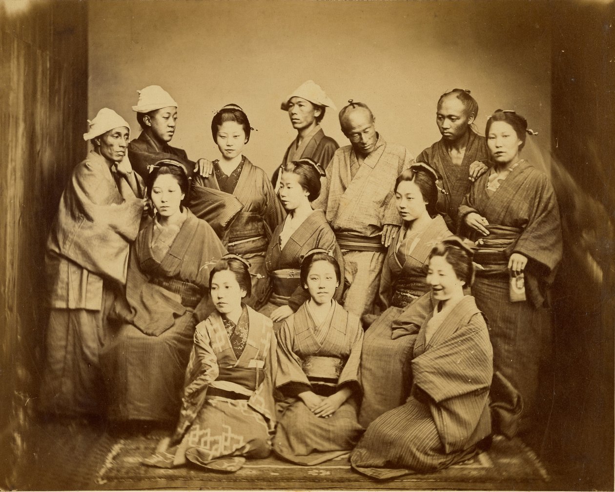 Japanese Family by Felice Beato